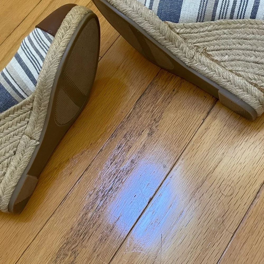 G. H. Bass Kaitlyn Espadrille Wedge Shoes 7M